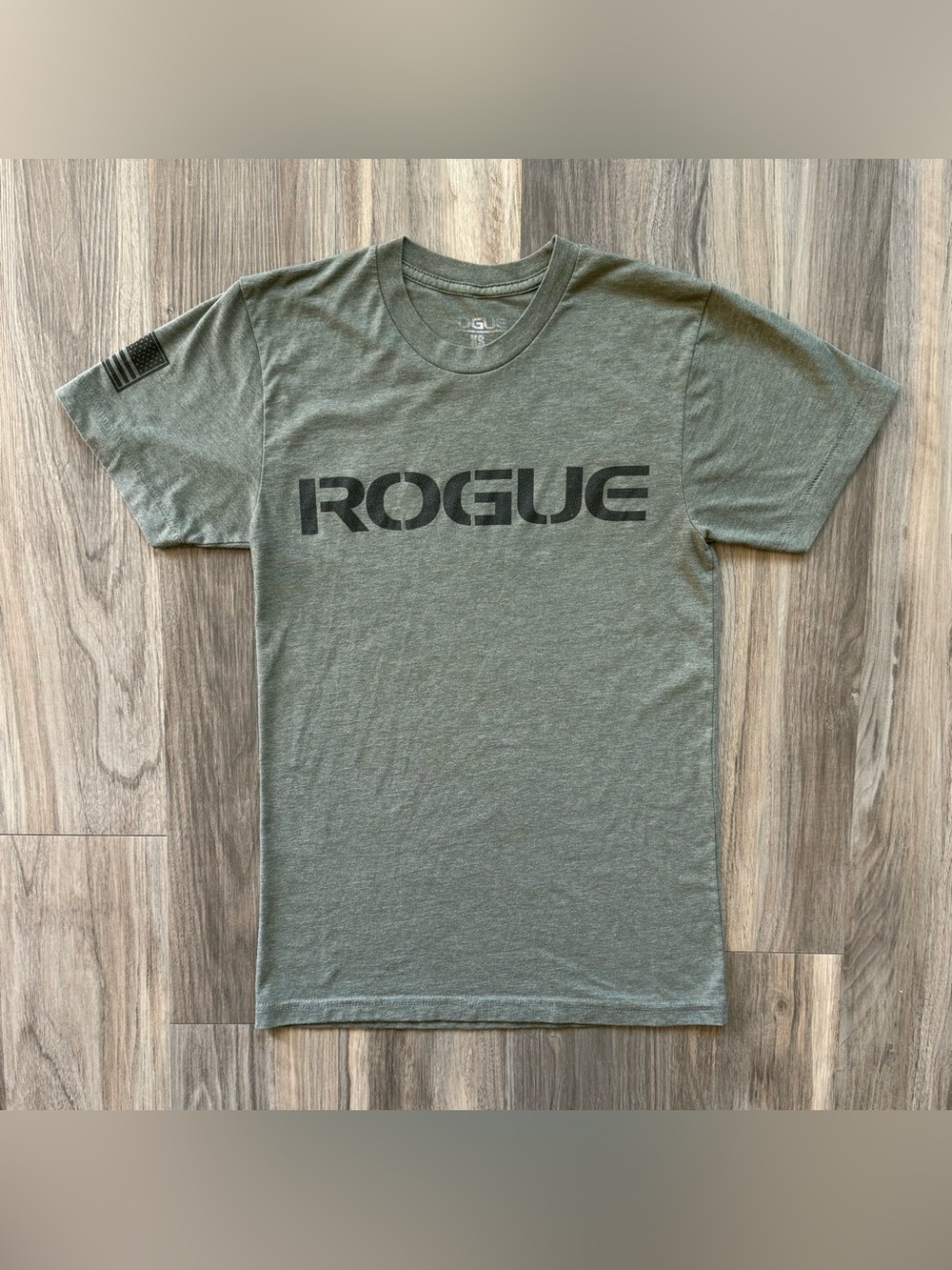 Rogue American Made T-Shirt in Heather Lieutenant Size XS